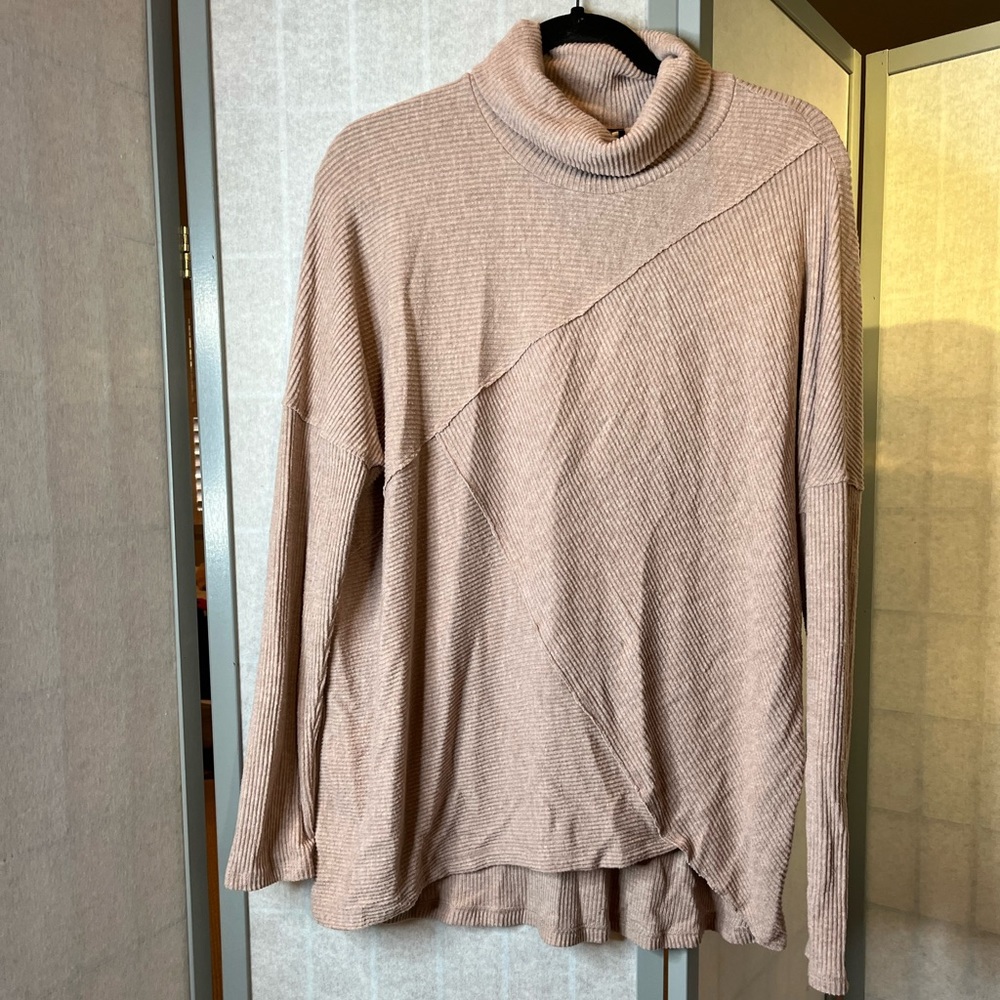Anthropologie H by Bordeaux taupe turtleneck